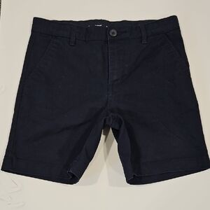 Old Navy Kids Dark Navy Flat Front Shorts